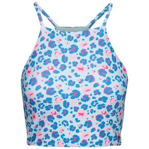 Trespass Womens/Ladies Harlow Leopard Print Swim Top / Light Sage